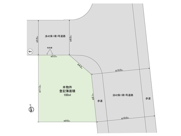 中葛西一丁目 土地 区画図 中葛西一丁目 土地 区画図