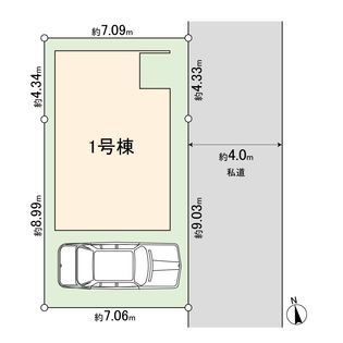 春江町3丁目新築戸建 区画図
