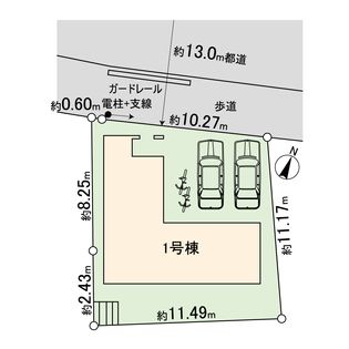 東篠崎2丁目新築戸建 区画図