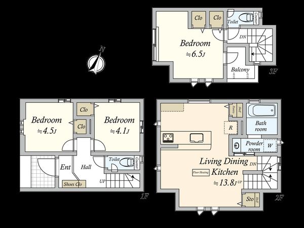 春江町5丁目 新築戸建 間取図(平面図)