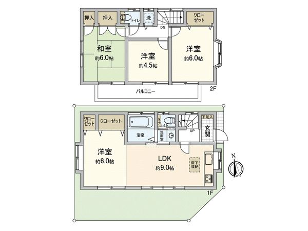 江戸川5丁目戸建 間取図