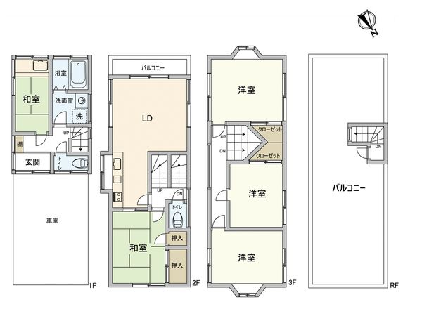 一之江4丁目戸建 間取図