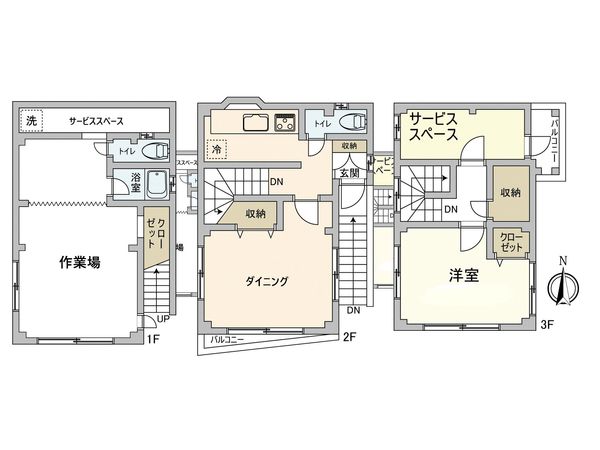 東小松川3丁目戸建 間取図(平面図) 東小松川3丁目戸建 間取図(平面図)