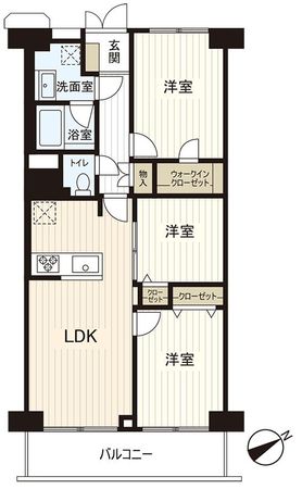 コンドミニアム葛西 間取図(平面図) 間取図(平面図)