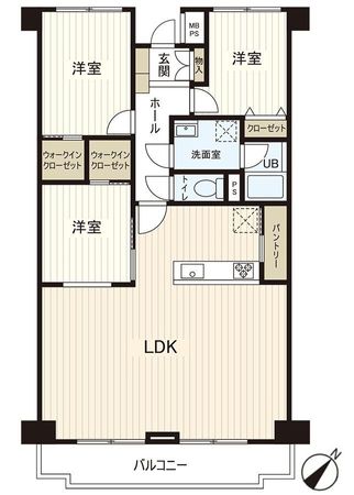 グリーンヒル西葛西 2号棟 間取図(平面図) グリーンヒル西葛西 2号棟 間取図(平面図)