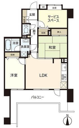 日神パレステージ船堀 間取図(平面図) 間取図(平面図)