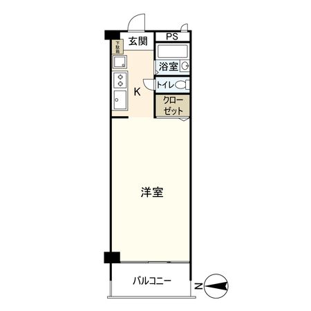 カーサ第2宇喜田 4号棟 間取図(平面図) 間取図(平面図)