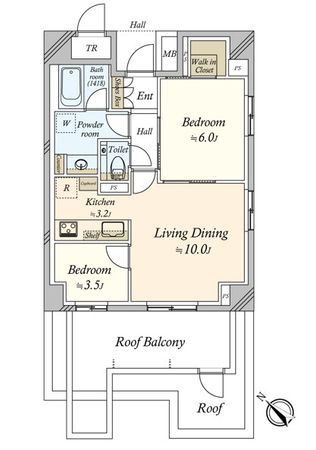 プレディア瑞江 間取図(平面図) 間取図(平面図)