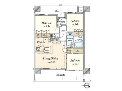間取図(平面図)