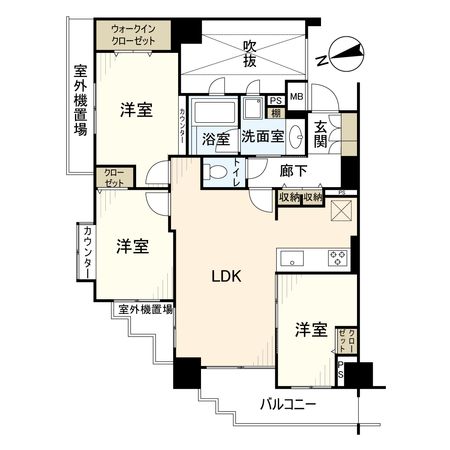 サンクタス南葛西グランス 間取図(平面図) サンクタス南葛西グランス 間取図(平面図)