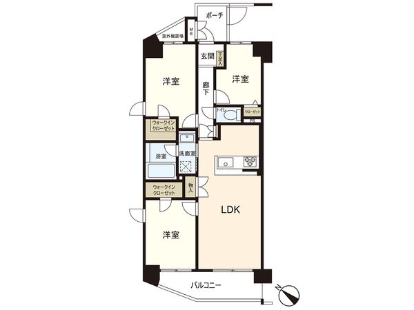 メゾン瑞江 間取図(平面図) 間取図(平面図)