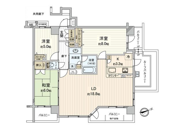 間取図(平面図)