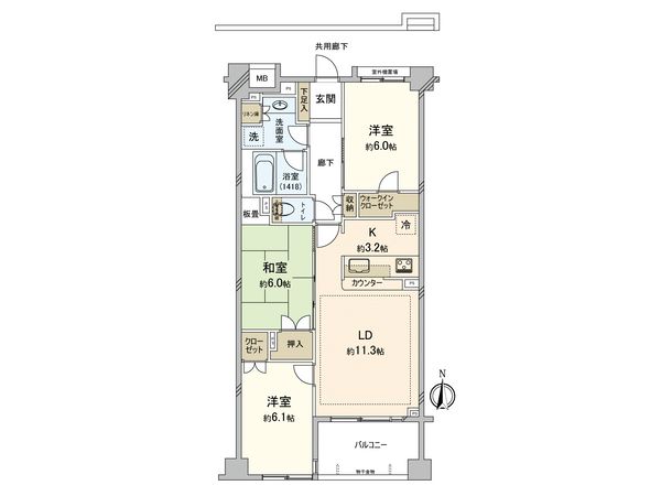デュアルスイート西葛西 間取図(平面図) デュアルスイート西葛西 間取図(平面図)