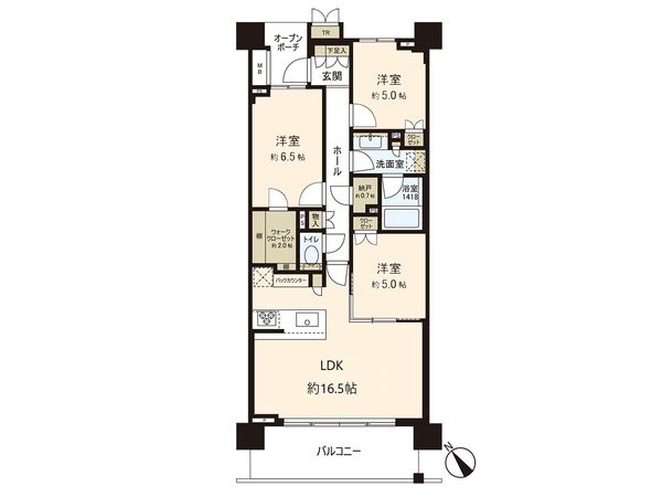 ザ・ガーデンズ西葛西 間取図(平面図)