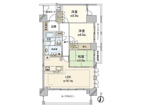ライオンズ瑞江ファーストフォート 間取図(平面図) ライオンズ瑞江ファーストフォート 間取図(平面図)