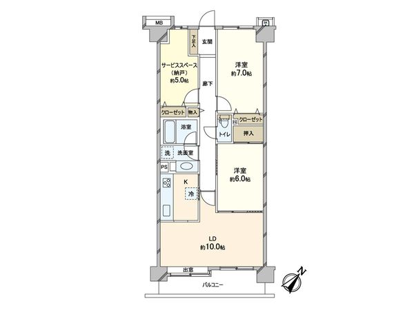 シェグラン葛西臨海公園ハイライズ 間取図(平面図) シェグラン葛西臨海公園ハイライズ 間取図(平面図)