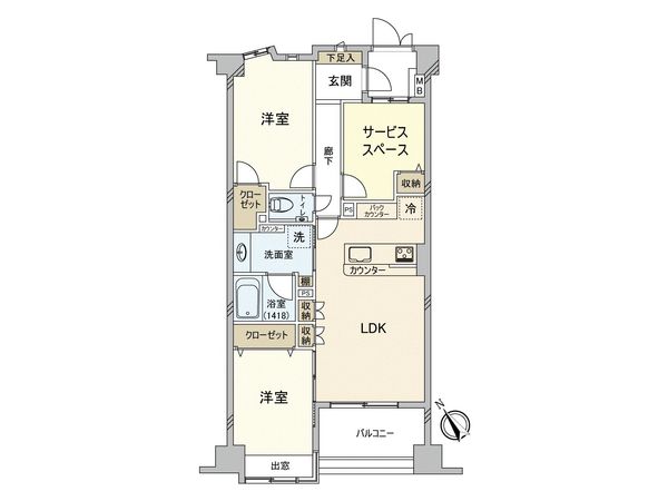 ヴェルビュ西葛西 間取図(平面図) 間取図(平面図)