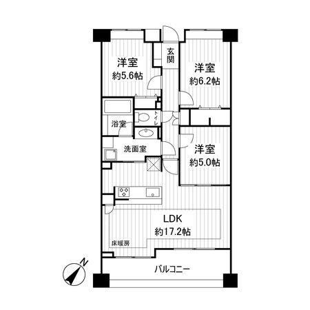 ライオンズガーデンテラス船堀 間取図(平面図) ライオンズガーデンテラス船堀 間取図(平面図)