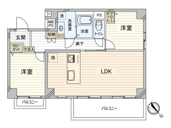 ドルミ葛西 間取図(平面図) 間取図(平面図)