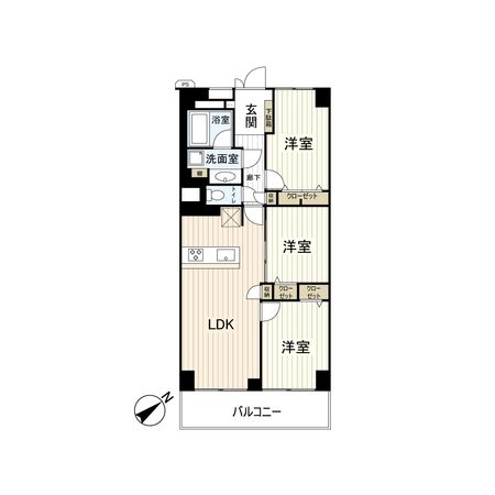 コンドミニアム葛西 間取図(平面図) コンドミニアム葛西 間取図(平面図)