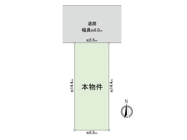 江東区東陽5丁目 土地 区画図 江東区東陽5丁目 土地 区画図