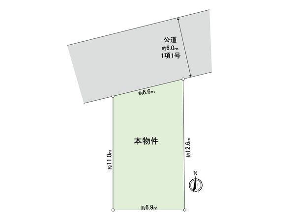 江東区塩浜2丁目 土地 区画図