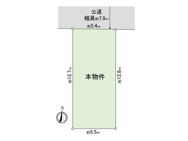 東陽3丁目土地 区画図