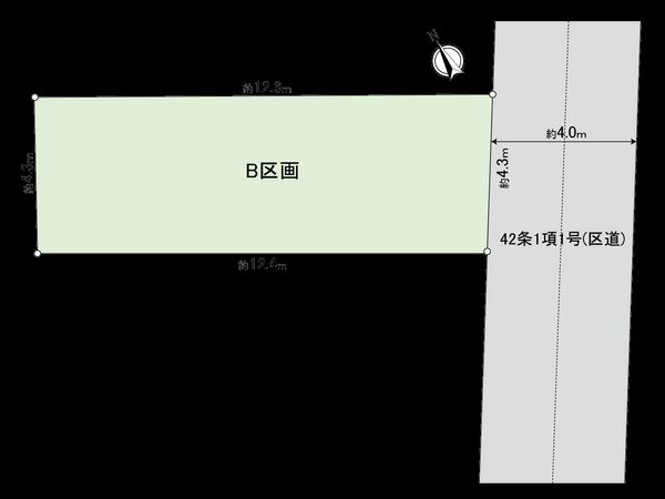 江東区南砂6丁目 土地 区画図