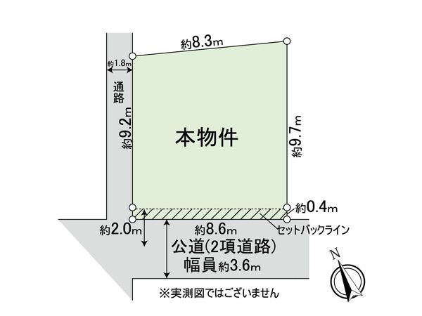 江東区南砂4丁目 土地 区画図