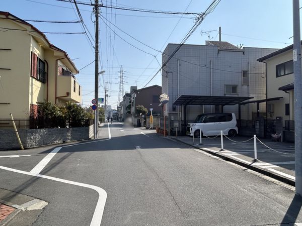 柴又1丁目土地 前面道路含む外観