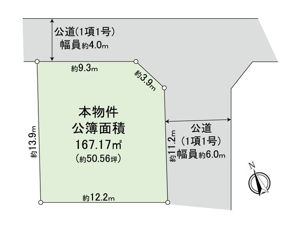 江東区木場3丁目 土地 区画図 江東区木場3丁目 土地 区画図