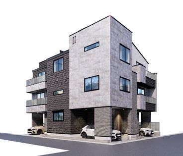 古石場3丁目 新築B号棟 外観パース図