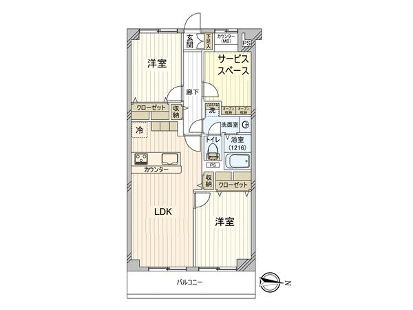 エンゼルハイム南砂 間取図(平面図) 間取図(平面図)
