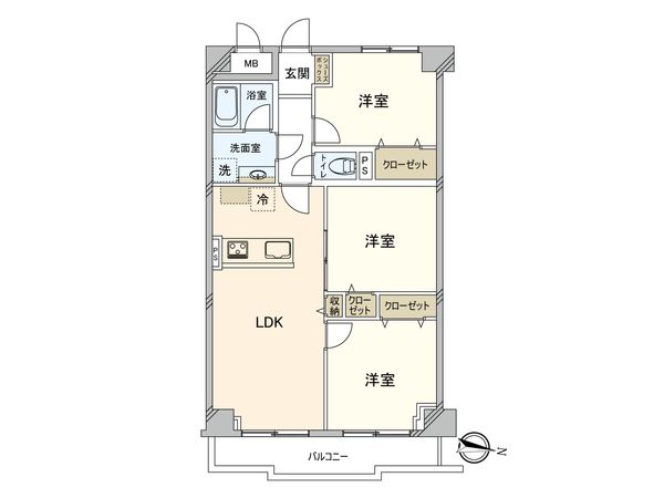 ゾンネンハイム北砂 間取図(平面図) 間取図(平面図)