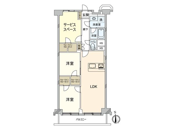 マンション東陽町 間取図(平面図)