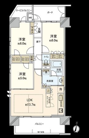 間取図(平面図)