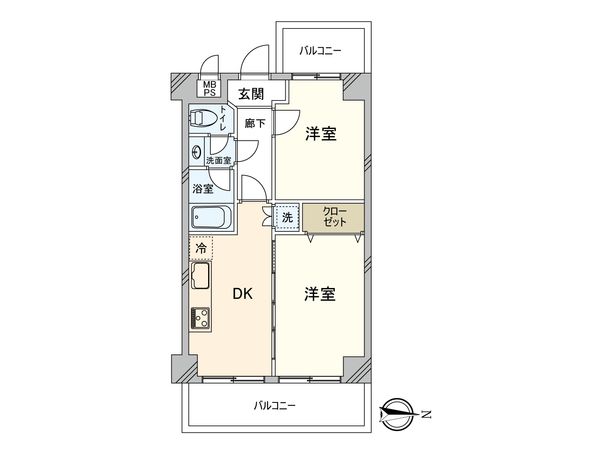 ニックハイム南砂 間取図(平面図) ニックハイム南砂 間取図(平面図)