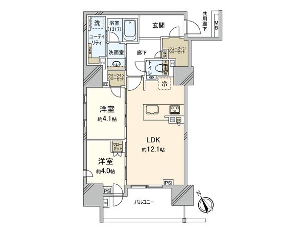 プラウド五反田 間取図(平面図) プラウド五反田 間取図(平面図)