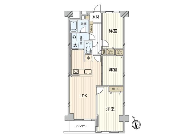 グリーンパーク東砂 間取図(平面図) 間取図(平面図)