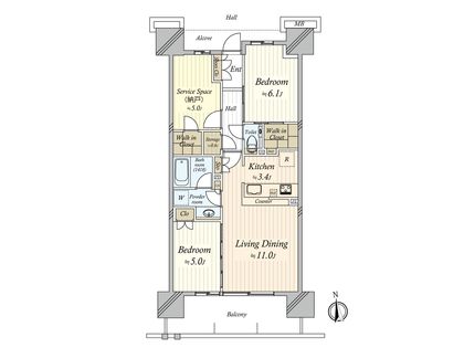 間取図(平面図)