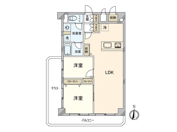 ニックハイム木場公園第1 間取図(平面図) 間取図(平面図)