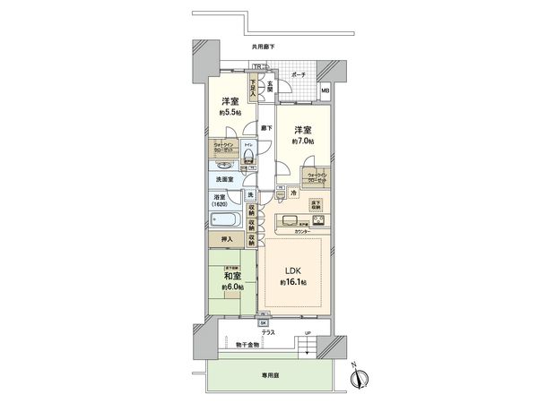 グランエスタ 間取図(平面図) グランエスタ 間取図(平面図)