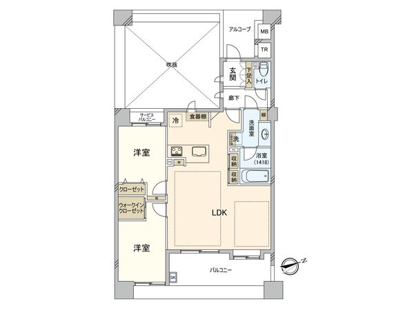 間取図(平面図)