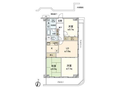 間取図(平面図)