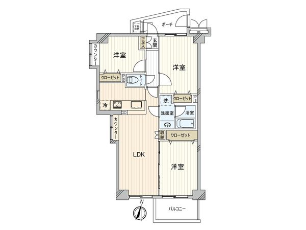 キャニオングランデ大島 間取図(平面図) キャニオングランデ大島 間取図(平面図)