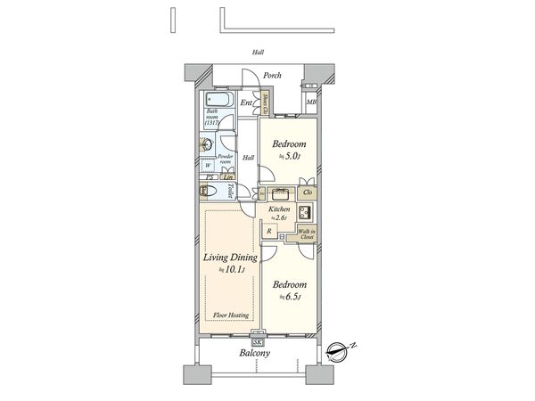 グランエスタ 間取図(平面図) グランエスタ 間取図(平面図)