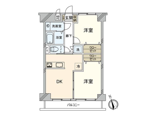 ダイアパレス東砂町 間取図(平面図)
