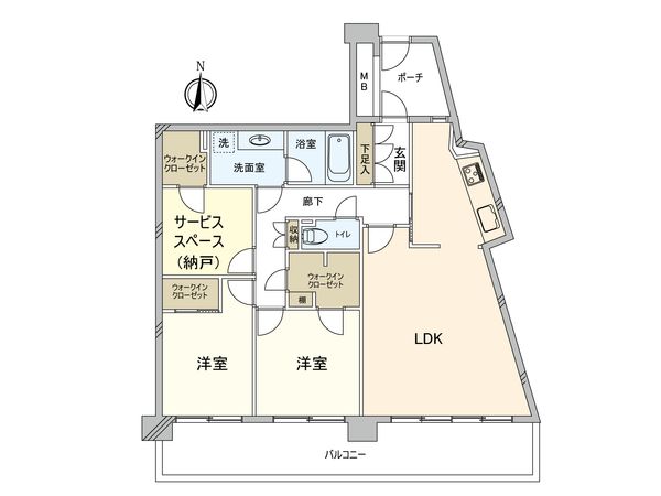 アルファスシティ大島 間取図(平面図)