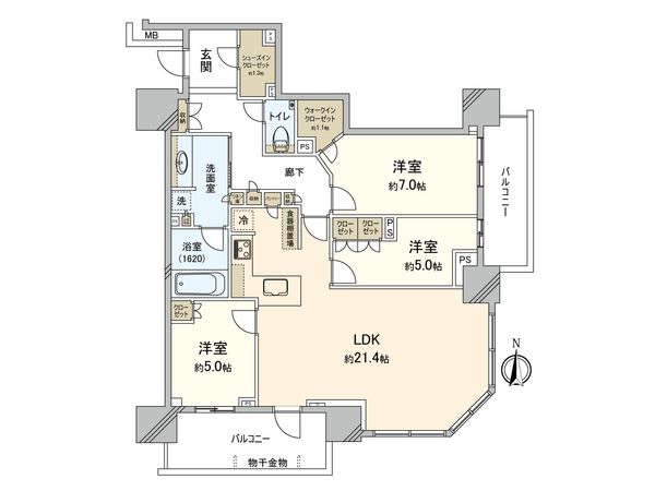幕張ベイパーク クロスタワー&レジデンス 間取図(平面図)