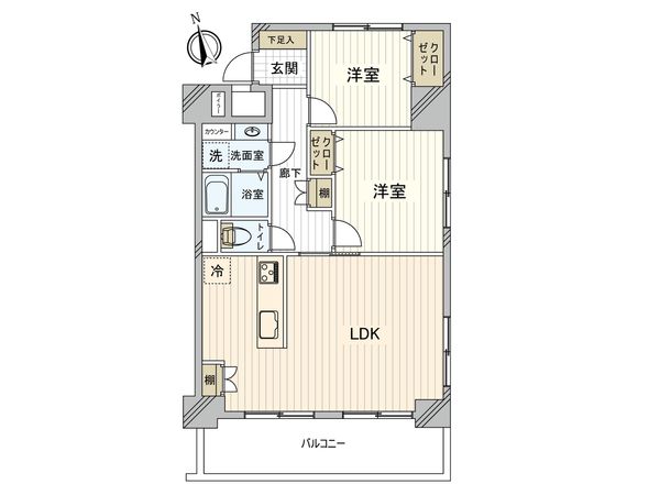 ダイアパレス東砂町 間取図(平面図) ダイアパレス東砂町 間取図(平面図)